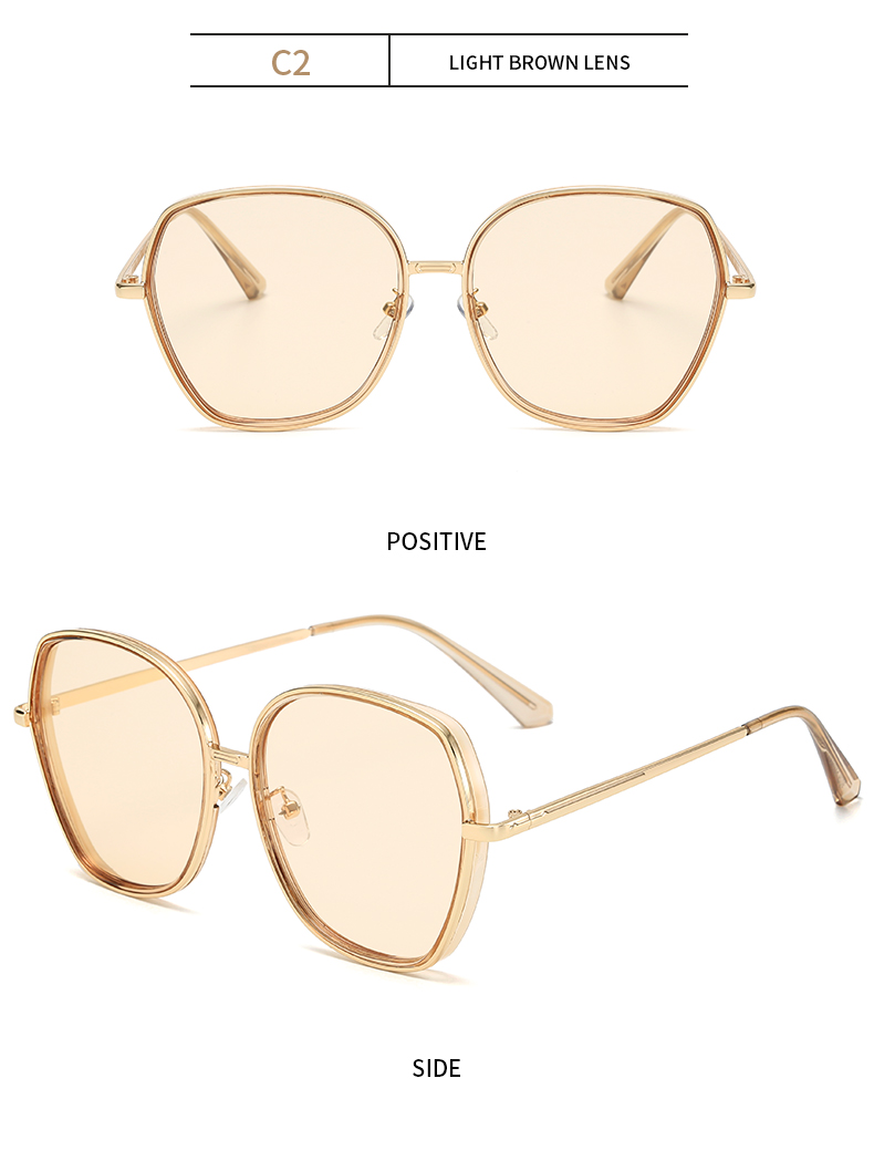 Polarized mirror lens sunglasses retro designer eyewear Super X Studio